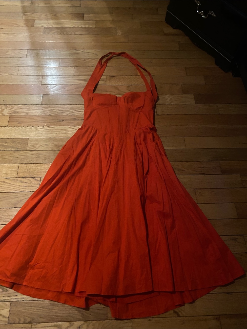 Red Halter Sundress - Women
